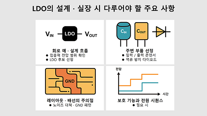 LDO의 설계 · 구현에서 다루어야 할 주요 사항